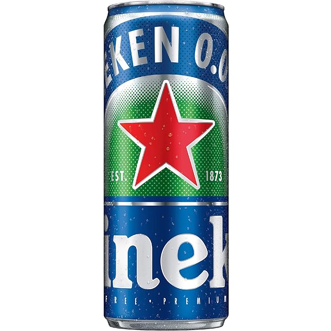 ماء الشعیر (آبجو) بدون الکل کلاسیک هاینیکن قوطی 500 میلی لیتر