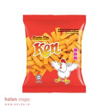 چیپس طعم مرغ اسنک کو snek ku مدل کن ken وزن 10 گرم