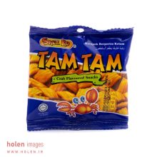 چیپس خرچنگ اسنک کو snek ku مدل تم تم tam tam وزن 10 گرم