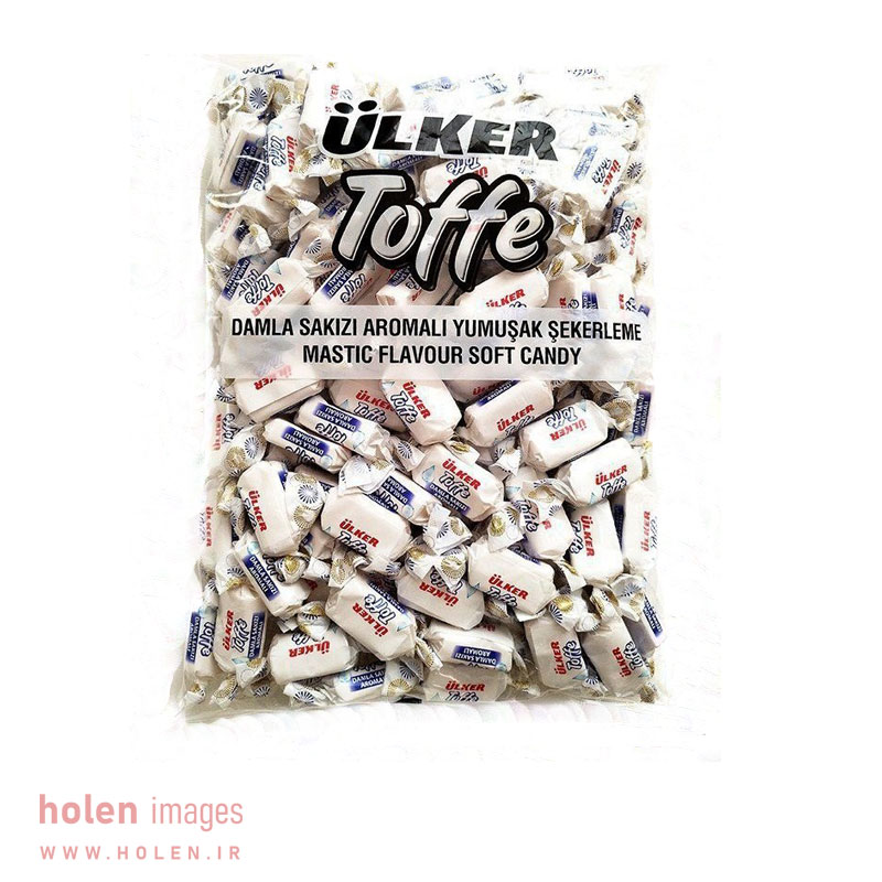 شکلات تافی سقز اولکر اصل ترکیه بسته 1 کیلویی